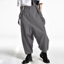 INCERUN Men's Casual Overalls with Adjustable Straps, Loose Fit Wide Leg Jumpsuit for Men Large Size S-5XL