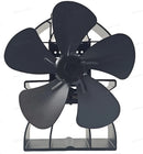 Energy Saving Fireplace Fan 5 Blade Fireplace Quiet Safe Heat Powered Stove Fan No Electricity Log Wood Burner Eco Friendly Fan-DY575J