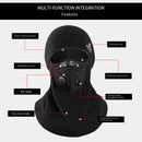 Golovejoy Winter Warm Cycling Helmet Hi-tech Breathable Fabric Soft Windproof Face Mask for Riding Hiking Skiing Camping