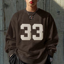 INCERUN Mens Digital Print Textured Long-Sleeve T-Shirt Fashion Mesh Fabric Matching Top Loose Fit Plus Size S-5XL