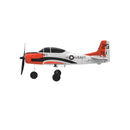 Eachine Mini T-28 Trojan EPP 400mm Wingspan 2.4G 6-Axis Gyro RC Airplane Trainer Fixed Wing RTF Mode 2 One Key Return for Beginner Two Batterries/Three Batterries