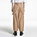 INCERUN Men's Casual Overalls with Adjustable Straps, Loose Fit Wide Leg Jumpsuit for Men Large Size S-5XL