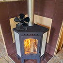 DY565J Energy Saving Fireplace Fan 5 Blade Oven Quiet SafeHeat Powered Stove Fan No Electricity Log Wood Burner Eco Friendly Fan