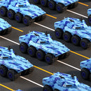 HW Y1802 RTR 1/32 2.4G 8WD RC Car Tank Amphibious Waterproof 360 Rotation LED Light Radio Control Armored Vehicles Models Boys Gifts Toys