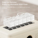 EXPED SMART Portable Mini Countertop Ice Maker Machine Quick 12 Solid Ice Cubes in 20 Mins Quiet & Compact for Home Office Camping Car Use