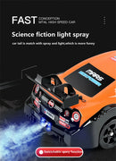 HB Toys SC16A RTR 1/16 2.4G 4WD Drift RC Car Spray LED Light On-Road Vehicles High Speed Models Kids Children Gifts Toys