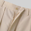 INCERUN Men Trendy Layered Skirt Pants Loose Fit Casual Comfortable Wide Leg Trousers with Side Pockets Plus Size