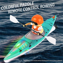 HC 810 RTR 2.4G RC Boat Colorful Paddle Remote Control Rowing LED Lights 360 Driving Dual Modes Waterproof Ship Underwater Balance Vehicles Models Toys