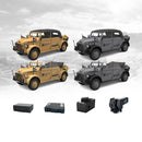 HG HG4-51 TRASPED 1/18 2.4G 4WD RC Car STEYR 1500A Command Vehicle LED Light Simulated Sound Smoke Crawler Off-Road Climbing Truck RTR Full Proportional Models Toys