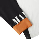 INCERUN Mens Casual Color-Block Long-Sleeve T-Shirt Fashion Loose Fit Crew Neck Racing Tshirt for Male S-5XL