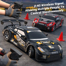 HW Y1806 RTR 1/16 2.4G 4WD Drift RC Car High Speed Racer LED Light Radio Control On-Road Racing Vehicle Model Boys Gifts Toys