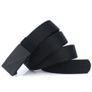 ENNIU 125cm Men's Tactical Nylon Belt Adjustable Wear-resistant  Elastic Waist Belt Buckle Belt Casual Sports Belts