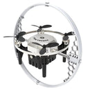 FX-41 AURORA BALL Light Ring 360 Stunt Spin Altitude Hold Mode LED Circle Protection Kids Gifts 2.4G 4CH 6-Axis Remote Control RC Toys Drone Quadcopter RTF