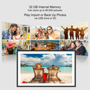 Frameo 10.1"  HD  IPS HD Touch Screen Digital Photo Frame WiFi Cloud Frame Digital Picture Frame 32GB Smart WiFi Digital Photo Frame with 1280x800 Wall Mountable