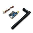 EWRF FPV Dual Camera System 1000TVL CMOS Mini Two Cameras + 5.8Ghz 600mW 40CH VTX + 3CH Switch Support PMW for RC Racing Drone