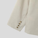 INCERUN Mens Casual Loose Fit Long Sleeve Blazer Fashionable Versatile Solid Color Suit Outwear Top for Men