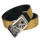 ENNIU 125cm Metal Buckle Tactical Belt Nylon Army Military Outdoor Casual Belt for Men Women