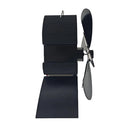 Energy Saving Fireplace Fan 5 Blade Fireplace Quiet Safe Heat Powered Stove Fan No Electricity Log Wood Burner Eco Friendly Fan-DY575J