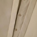 INCERUN Mens Deconstructed Tie-Detail Long Sleeve Shirt Fashion Solid Color Button Lapel Top Shirts for Male