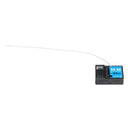 FLYUEACE T-6819A 2.4GHz 4CH Transmitter with RX-G4 Light Control Mini Receiver for RC Car Boat Tank Models