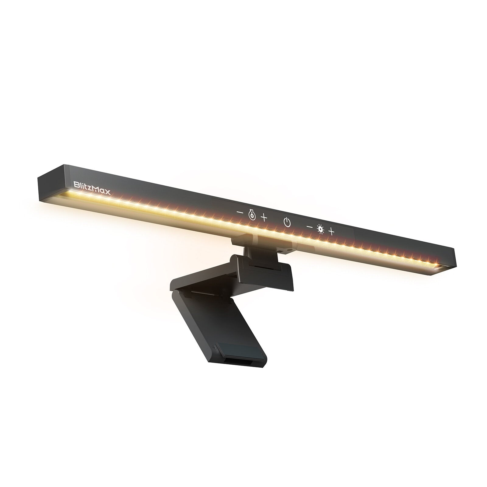 BlitzMax Computer Monitor Light Bar, Computer Monitor Lamp , 5 Color  Temperature Stepless Dimmable Monitor Light, Desk Lamp with Memory Function  and Touch Screen for Home / Office 