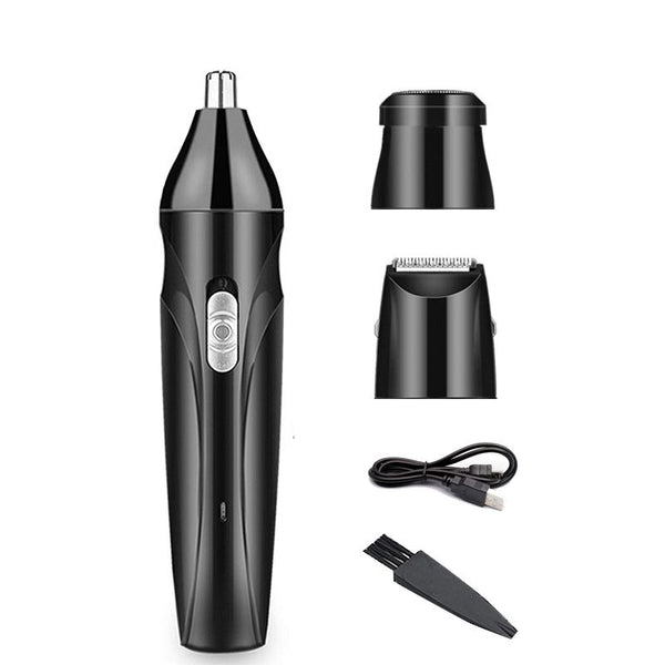 3-In-1 Men's Electric Razor Set Washable Hair Chipper Multi Function Nose Hair Trimmer