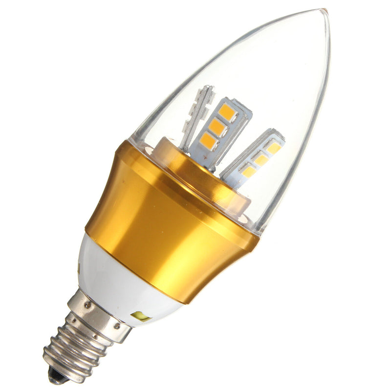 10W 220V E27 E14 E12 B22 B15 Dimmable LED Candle Shape Light Bulb for Home Chandeliers Desk Lamp Wall Sconce