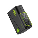 XANES Portable 150PSI Universal Double Display Electric Bike Air Pump with Auto Shut Off Emergency Light Suitable For Bicycles Car Motorcycle Tires