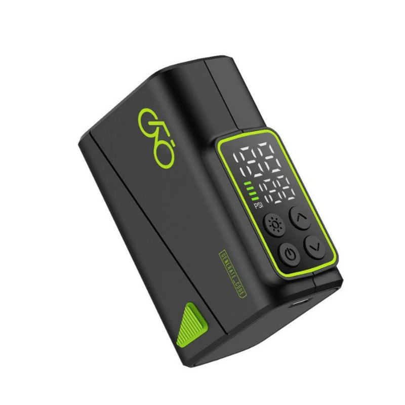 XANES Portable 150PSI Universal Double Display Electric Bike Air Pump with Auto Shut Off Emergency Light Suitable For Bicycles Car Motorcycle Tires