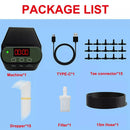 Intelligent Automatic Watering Machine Solarpowered / Lithium Battery Dual Power Automatic Drip Irrigation Kit Timer Self Watering System With 15pcs Drippers