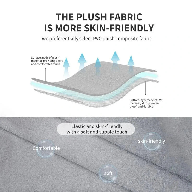 Portable Folding Inflatable Air Cushion Outdoor Travel Sleeping Camping PVC Neck Stretcher Backrest Airplane Comfortable Pillow