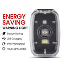 WEST BIKING Mini Portable Bike Taillight 4 Light Modes USB Rechargeable 180 Wide Angle PX5 Waterproof White Red Warning Bicycle Back Light for Cycling Running Hiking