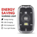 WEST BIKING Mini Portable Bike Taillight 4 Light Modes USB Rechargeable 180 Wide Angle PX5 Waterproof White Red Warning Bicycle Back Light for Cycling Running Hiking