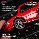 WHOOSH S6 RTR 1/43 2.4G 4WD for TOYOTA for Supra GT4 for Mitsubishi Evo 4 Officially Licensed Mini Q Drift RC Car Remote Control Race LED Light High-Speed Motor On-Road Racing Vehicle Model Boys Gifts Toys