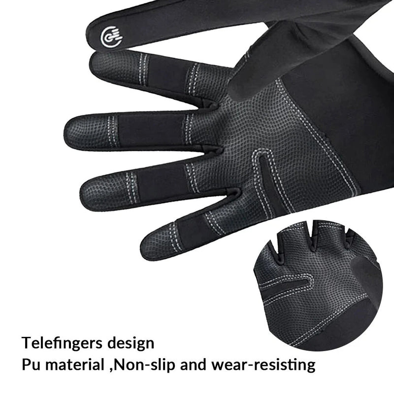 XANES Outdoor Winter Gloves Motorcycle Touch Screen Snow Glove Waterproof Thermal Gloves for Riding Skiing Fishing