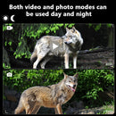 Binoculars with Camera Night Vision Scope 4X Optical Zoom 8X Digital 3" LCD Screen 2.5K Video 3W IR Waterproof IP65 for Hunting Outdoor Telescope