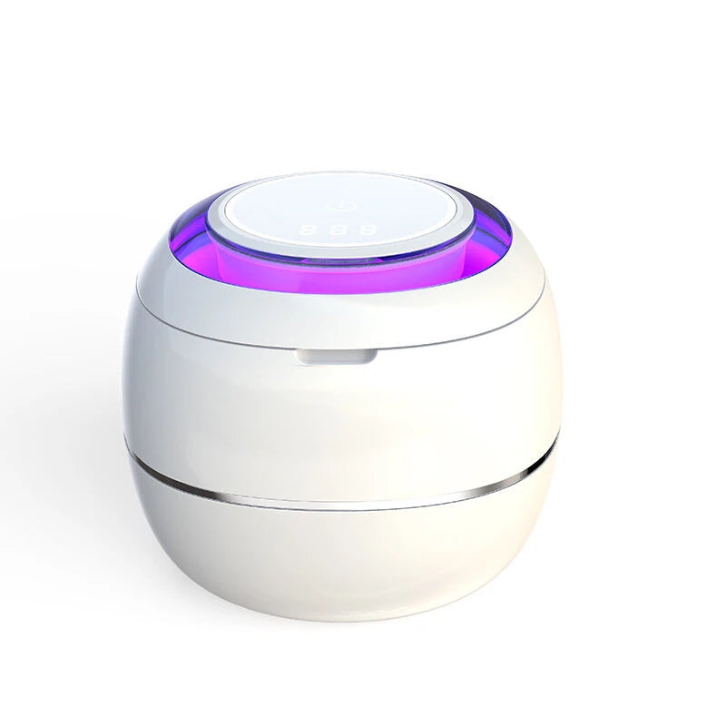 Ultrasonic Denture Cleaner UV Disinfection Children's Electric Toothbrush Head Cleaning Dual Cleaning Modes Braces Jewelry Cleaner