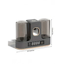 Smart Toothbrush Sterilizer UV Light Toothbrush Holder Toothpaste Squeezer Dispenser Wall Mounted UV Sterilization Drying Toothbrush Storage Rack