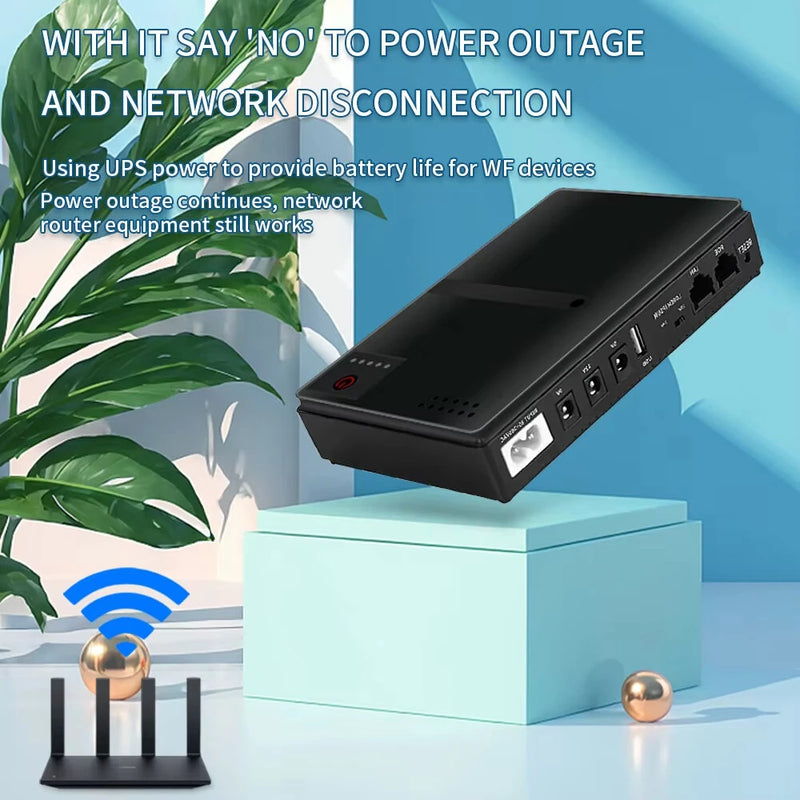 DC1018p DC1036p 5V/9V/12V Large Capacity UPS For Router Mini UPS Uninterrupted Power Supply DC1018p/DC1036p Ion Backup Battery