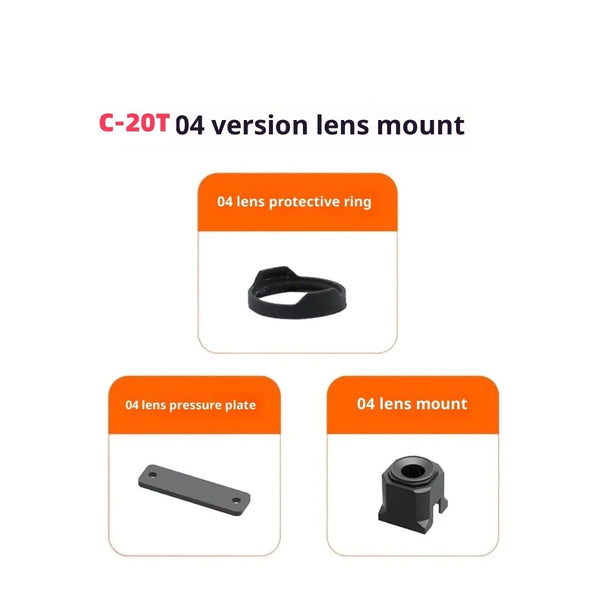 XF C-20 FPV Gimbal Shock Absorber Cooling Fan Accessories for DJI O4 lite/ O4 Pro/ DJIO3 FPV Drone Pilots Enhanced Gimbal Stability Efficient Heat Control