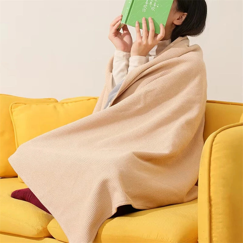 TENGOO Electric Heating Shawl USB Charging Warm Blanket Portable Outdoor Camping Thermostatic Single Quilt 150*80CM Mattress Office Sleeping Cover Nap