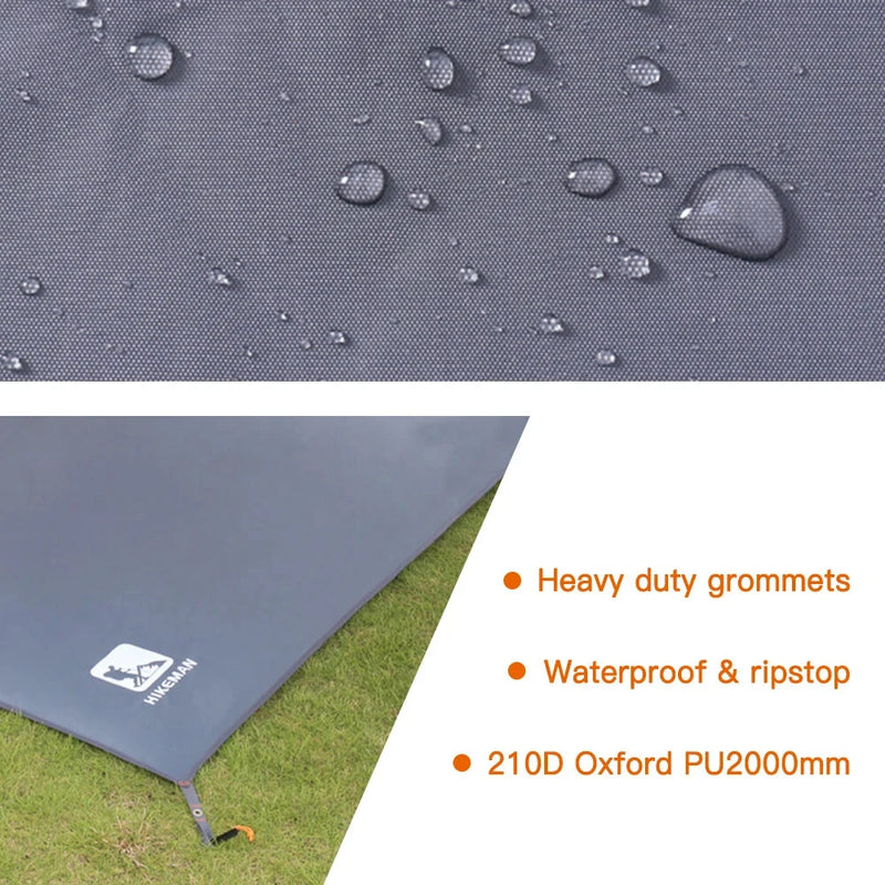 IPRee Waterproof Camping Tarp Thicken Picnic Mat Beach Mat Long-lasting Beach Pad Tent Footprint Sun Canopy Ground Sheet for Picnic Hiking