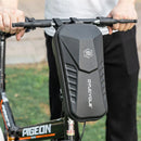 DTUCYCLE 2/3/4L Electric Bike Bag Waterproof Double Zipper Hard Shell Front Hangding Storage Bag for Electric Bicycle Scooter