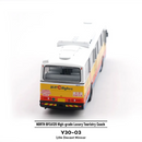 XCRATOYS NORTH BFC6120 Y30-03 1/64 2.4G RWD RC Car Simulation Bus Citybus Alloy Body LED Light High Grade Luxury Touristry Electric Remote Control Vehicles Models Adult Children's Toys
