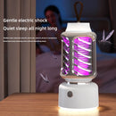 360 Electric Shock Mosquito Killer Lamp USB Charging Portable Household Electric Mosquito Killing Photocatalyst Outdoor Camping Dual Lighting Modes