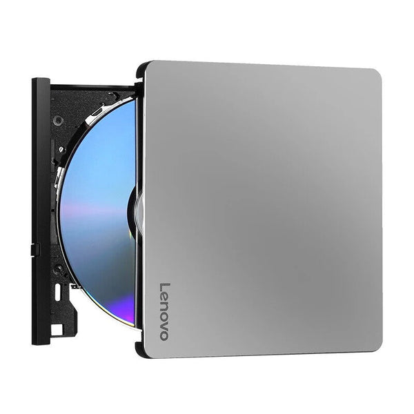 Lenovo DB85 External CD/DVD Drive 2-in-1 Type-C+USB CD DVD RW Drive Player Optical Burner Drive Plug and Play for PC Laptop