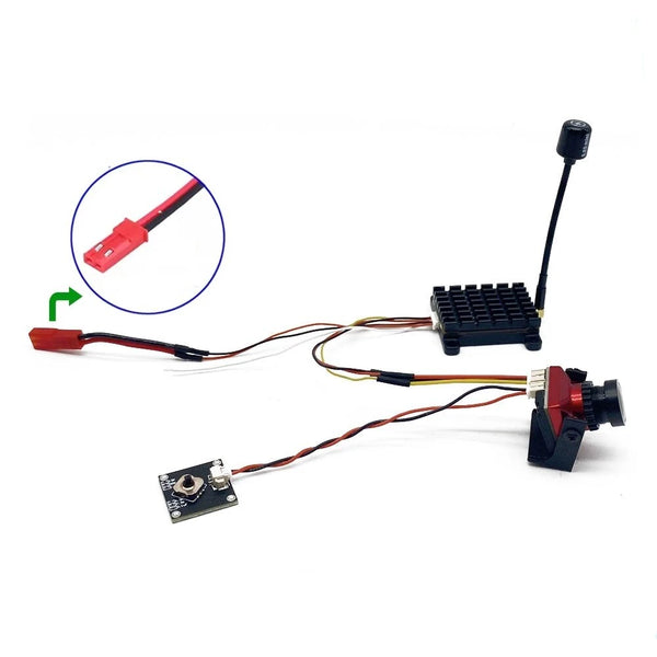 SLONWAKE 5.8G 48CH 1600mW Long Range FPV Transmitte VTX with 1500TVL AIO 130 Camera Support FatShark MMCX 2-4S Power for RC FPV Racing Drone