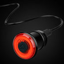 100LM Brightness IPX6 Waterproof  Smart Bicycle Tail Rear Light Auto Brake Sensing Light USB Charge Cycling Taillight