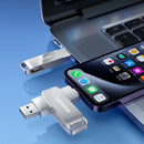 Lenovo SS380 Type-C & USB3.2 Flash Drive 512GB/256GB/128GB/64GB High Speed Pendrive Memory U Disk for Phone Laptop Computer Plug and Play