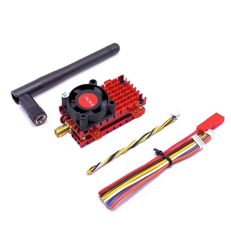 EWRF 5.8G 48CH 2W RP-SMA Female Pitmode 200mW/500mW/1000mW/2000mW FPV Transmitter Built-in Mic for Long Rang RC Drone